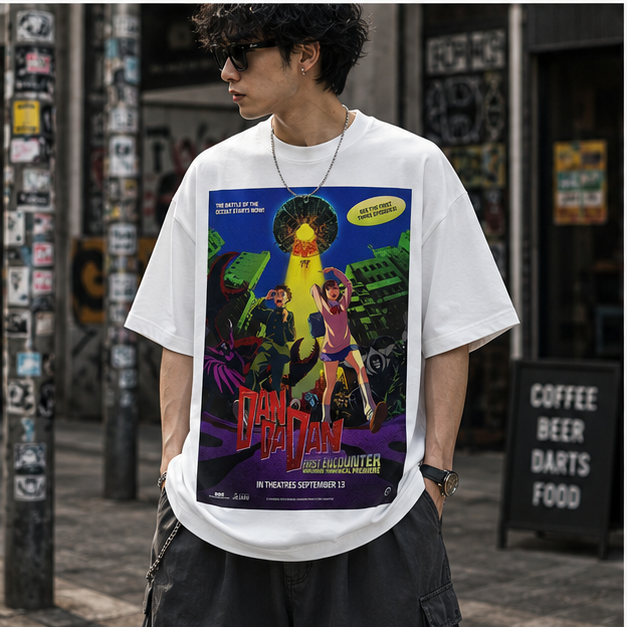 Dandadan Anime Graphic Tee - Occult Battle
