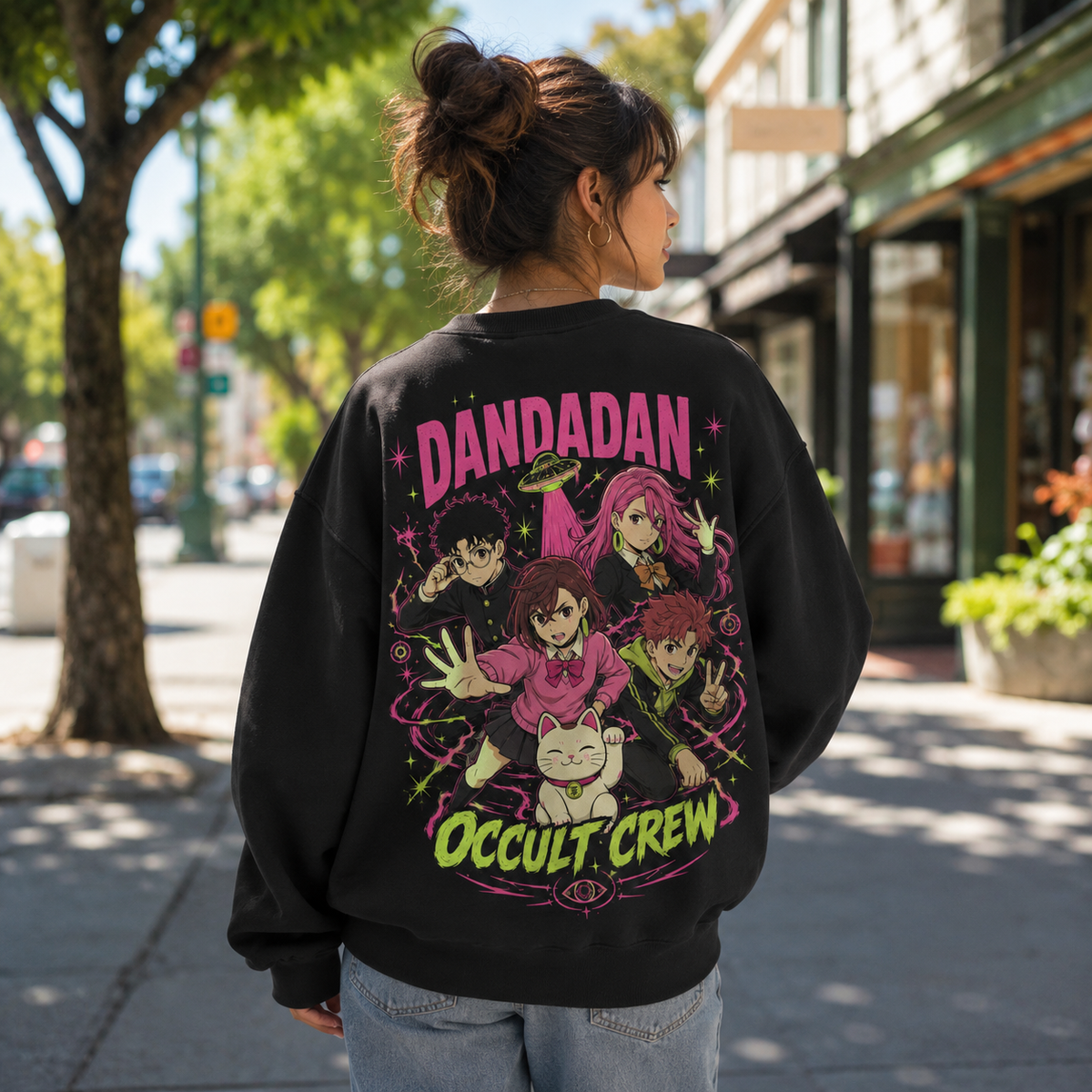 Dandadan Anime Sweatshirt - Occult Crew