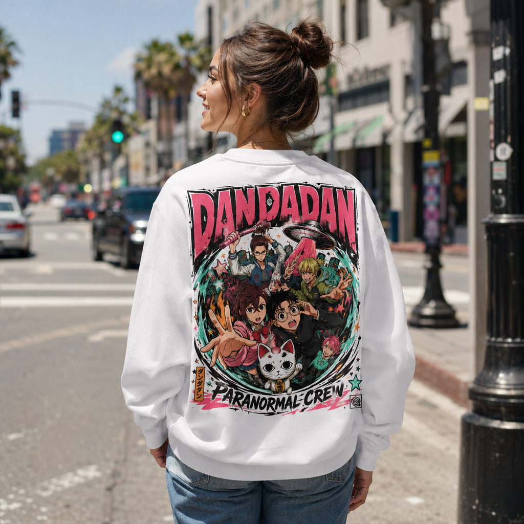 Dandadan Anime Sweatshirt - Paranormal Crew