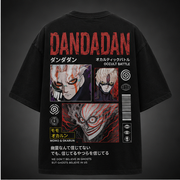 Dandadan Anime Graphic Tee - UFO UMA Turbo Granny