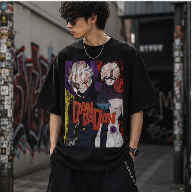 Dandadan Anime Graphic Tee - UFO UMA Turbo Granny