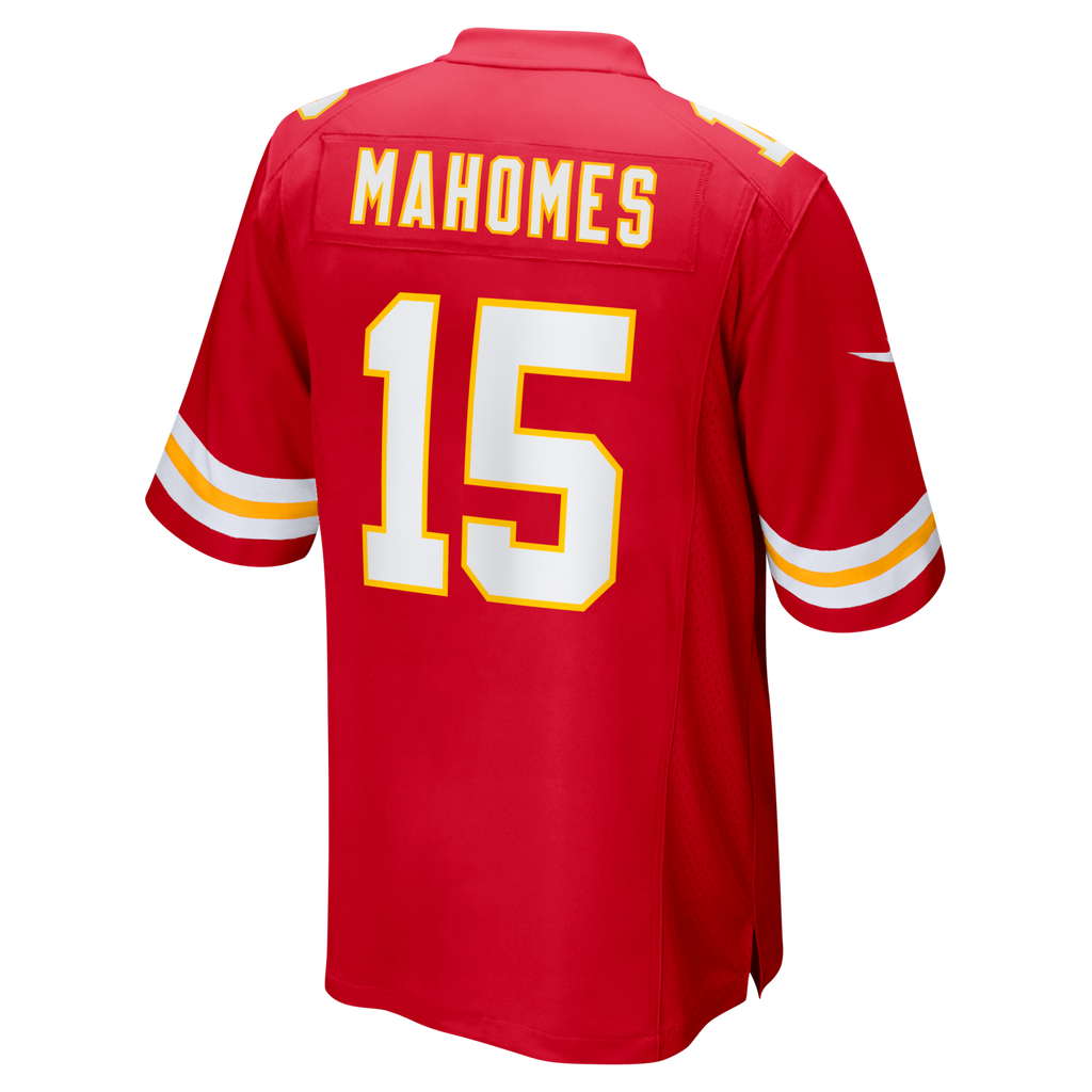 Kansas City Chiefs Patrick Mahomes Red Game Football Jersey