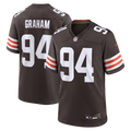 Cleveland Browns Mason Graham Brown Game Football Jersey