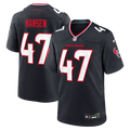 Houston Texans Louis Hansen Navy Team Game Football Jersey