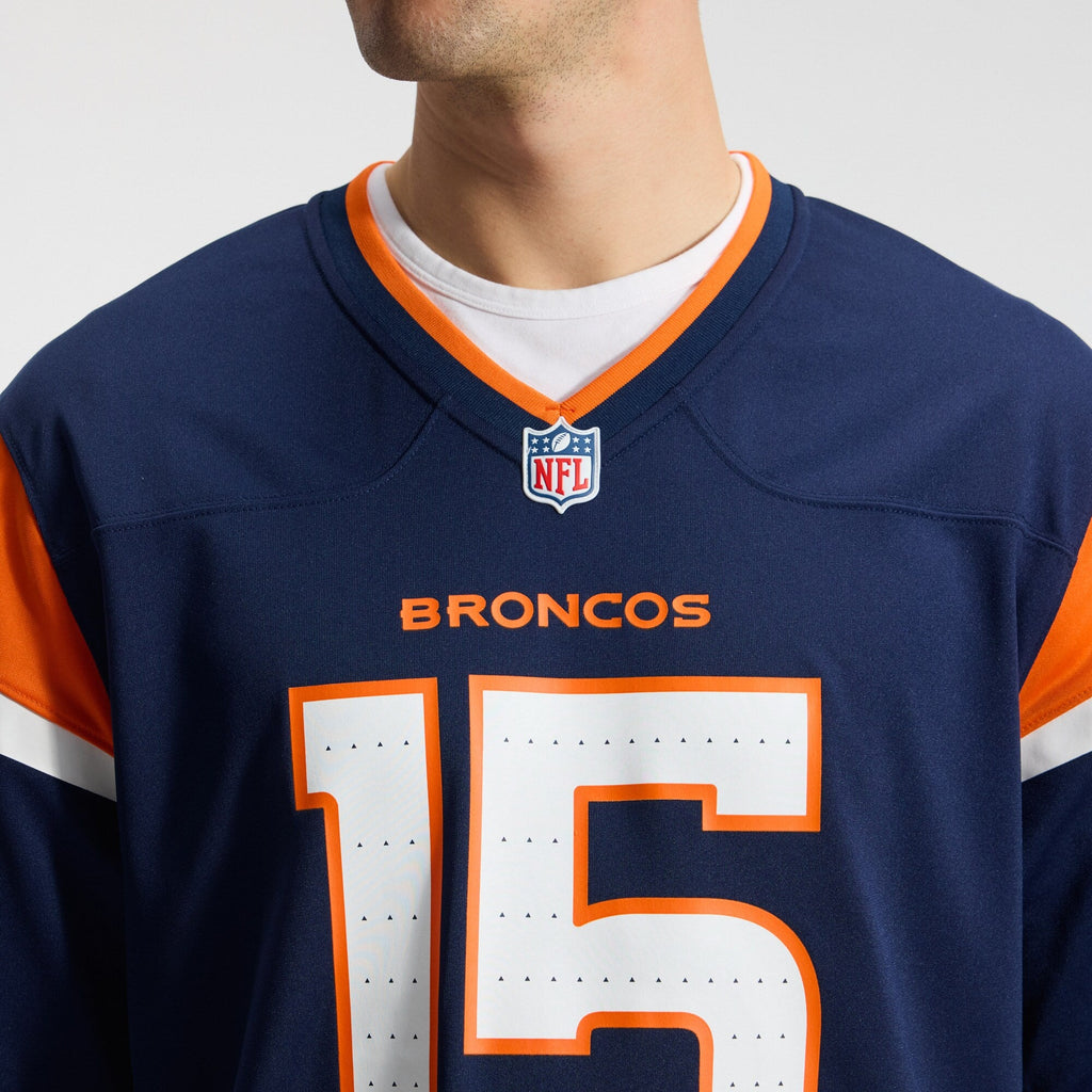Denver Broncos Nik Bonitto Navy Alternate Game Football Jersey