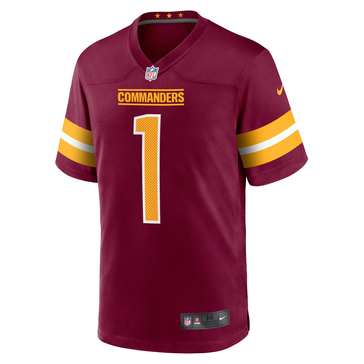 Washington Commanders Number 1 Groom Burgundy Game Football Jersey