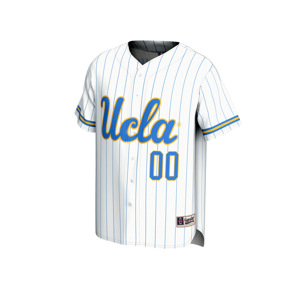 UCLA Bruins NIL Pick-A-Player Lightweight Softball Fashion Jersey - White