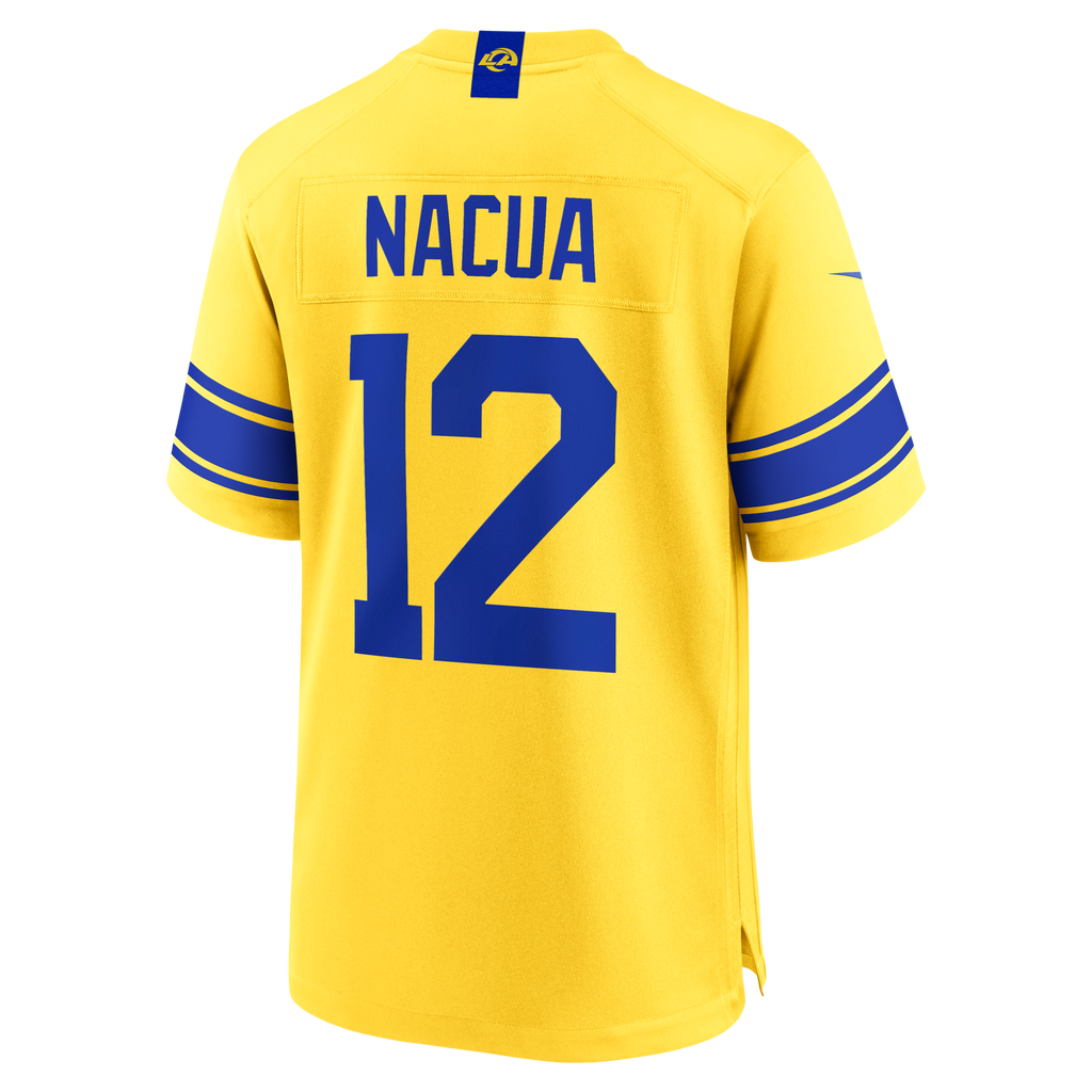 Los Angeles Rams Puka Nacua Classic Sol Game Football Jersey
