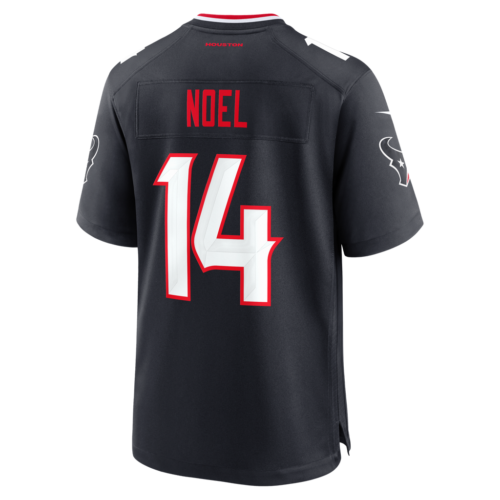 Houston Texans Jaylin Noel Navy Team Game Football Jersey