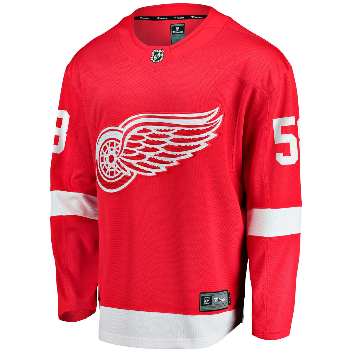 Detroit Red Wings Emmitt Finnie Red Home Breakaway Hockey Jersey