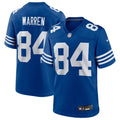 Indianapolis Colts Tyler Warren Royal Alternate Game Football Jersey