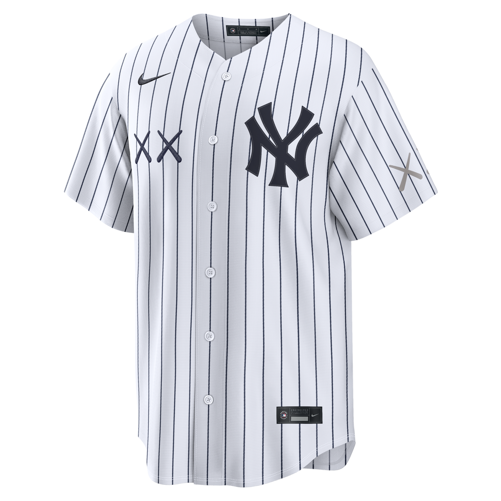 New York Yankees x KAWS White Stadium Baseball Jersey