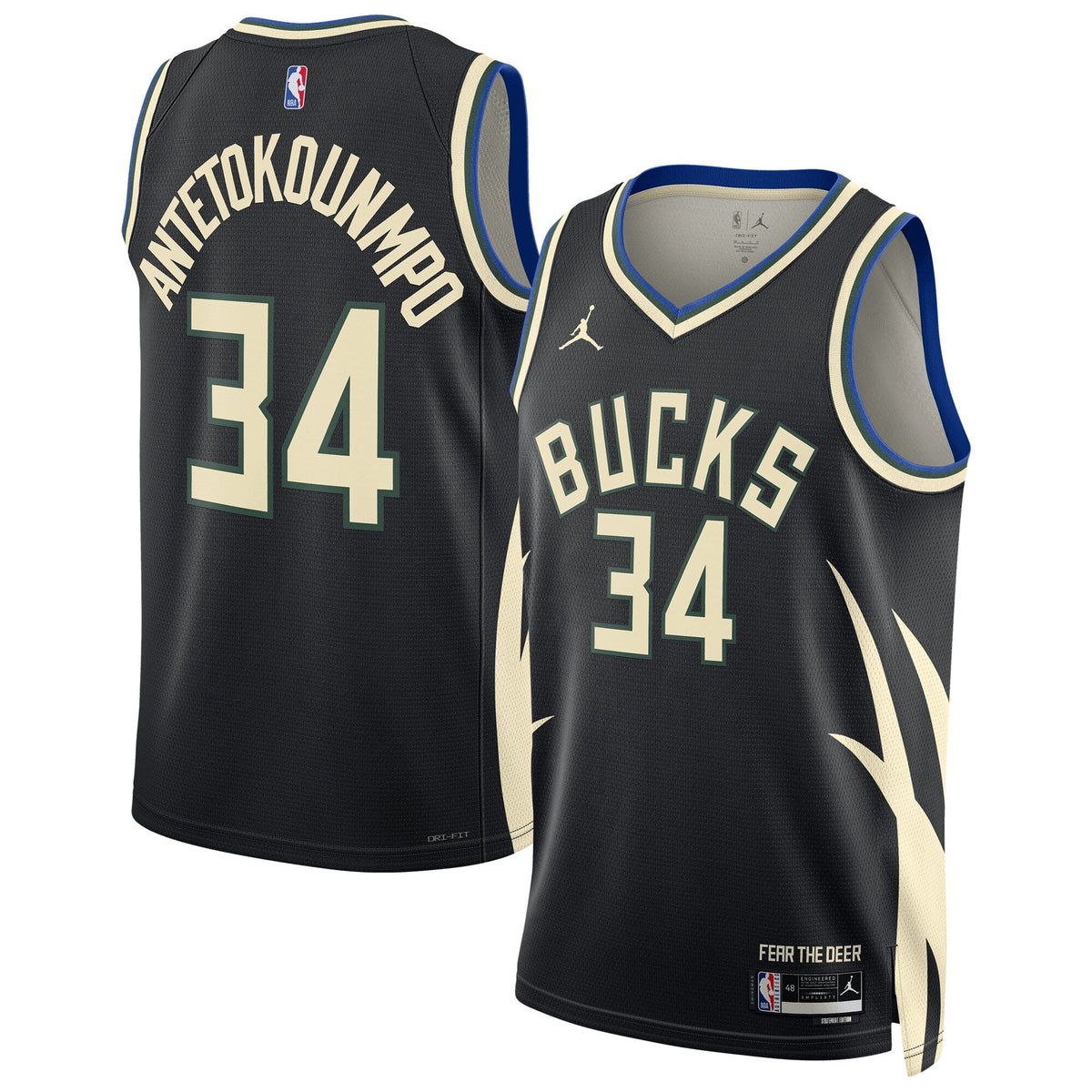 Milwaukee Bucks Giannis Antetokounmpo Dri-FIT NBA Swingman Jersey