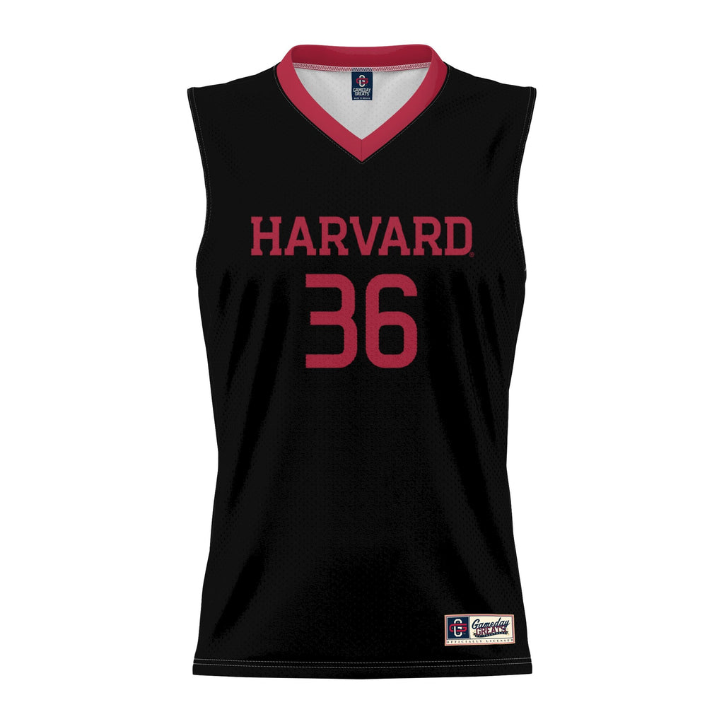 #36 Black Harvard Crimson Lightweight Basketball Jersey