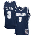 Allen Iverson Navy Georgetown Hoyas 1995/96 Swingman Replica Jersey