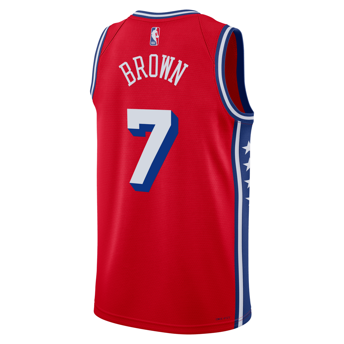 hiladelphia 76ers Statement Edition Swingman Jersey - Red - Jaylen Brown