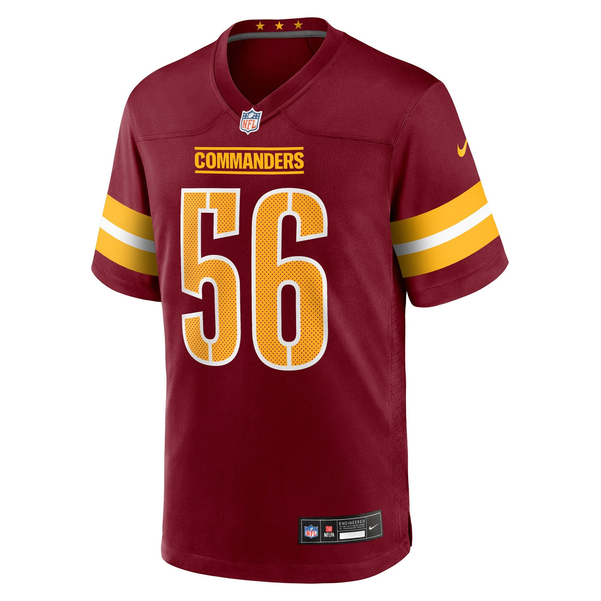 Washington Commanders Kain Medrano Burgundy Team Game Football Jersey