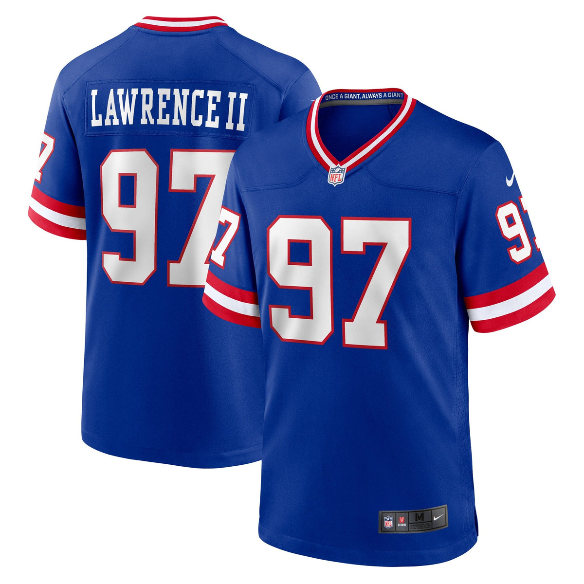 New York Giants Dexter Lawrence Royal Alternate Game Football Jersey