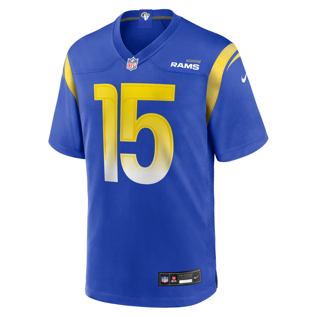 Los Angeles Rams Konata Mumpfield Royal Team Game Football Jersey