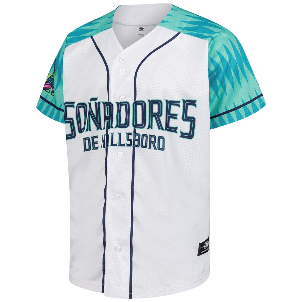 Hillsboro Hops White Copa Replica Baseball Jersey