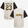 San Diego Padres Profile Cream/Brown Big & Tall Two-Color Fashion Baseball Jersey