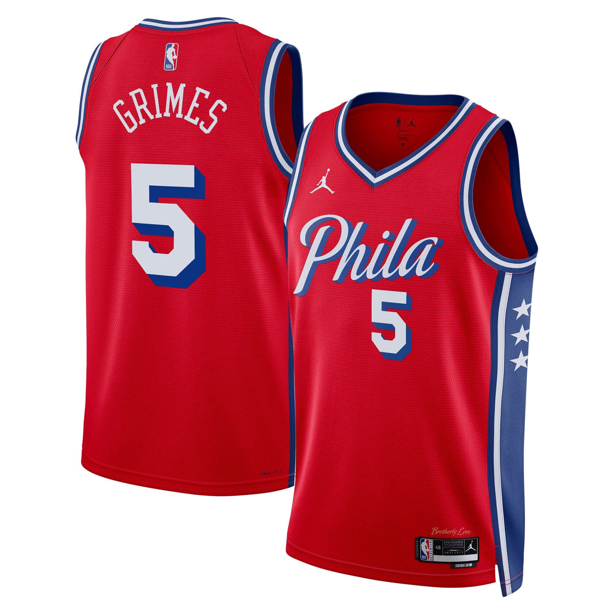 Philadelphia 76ers Statement Edition Swingman Jersey - Red - Quentin Grimes