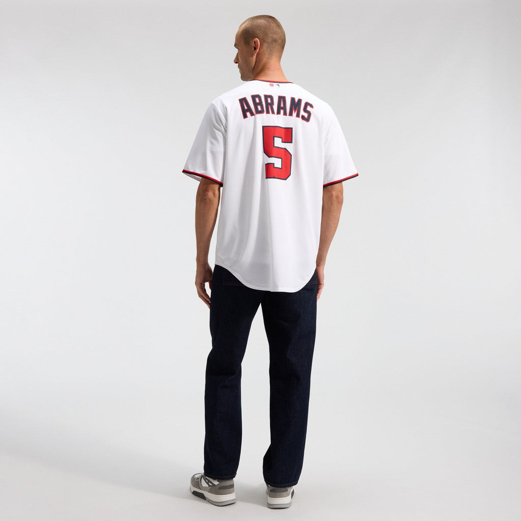 Washington Nationals CJ Abrams White Home Replica Baseball Jersey