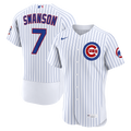 Chicago Cubs Dansby Swanson White Home Baseball Jersey