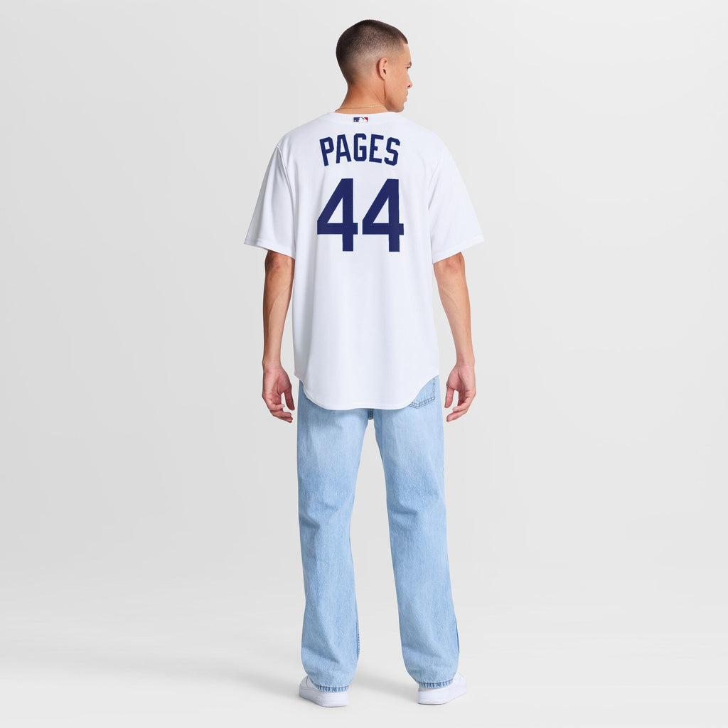 Los Angeles Dodgers Andy Pages White Home Replica Baseball Jersey