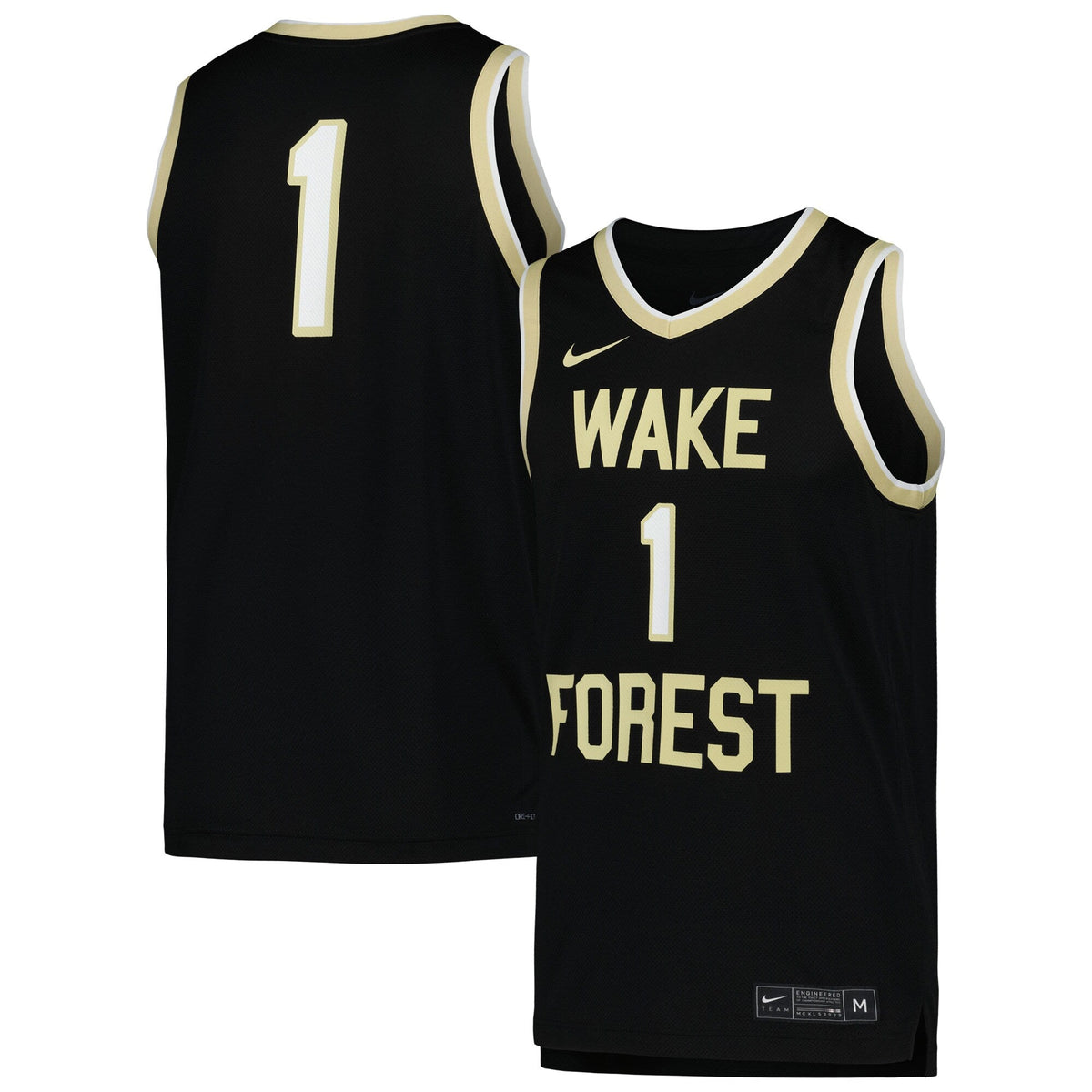 Black Wake Forest Demon Deacons Replica Basketball Jersey