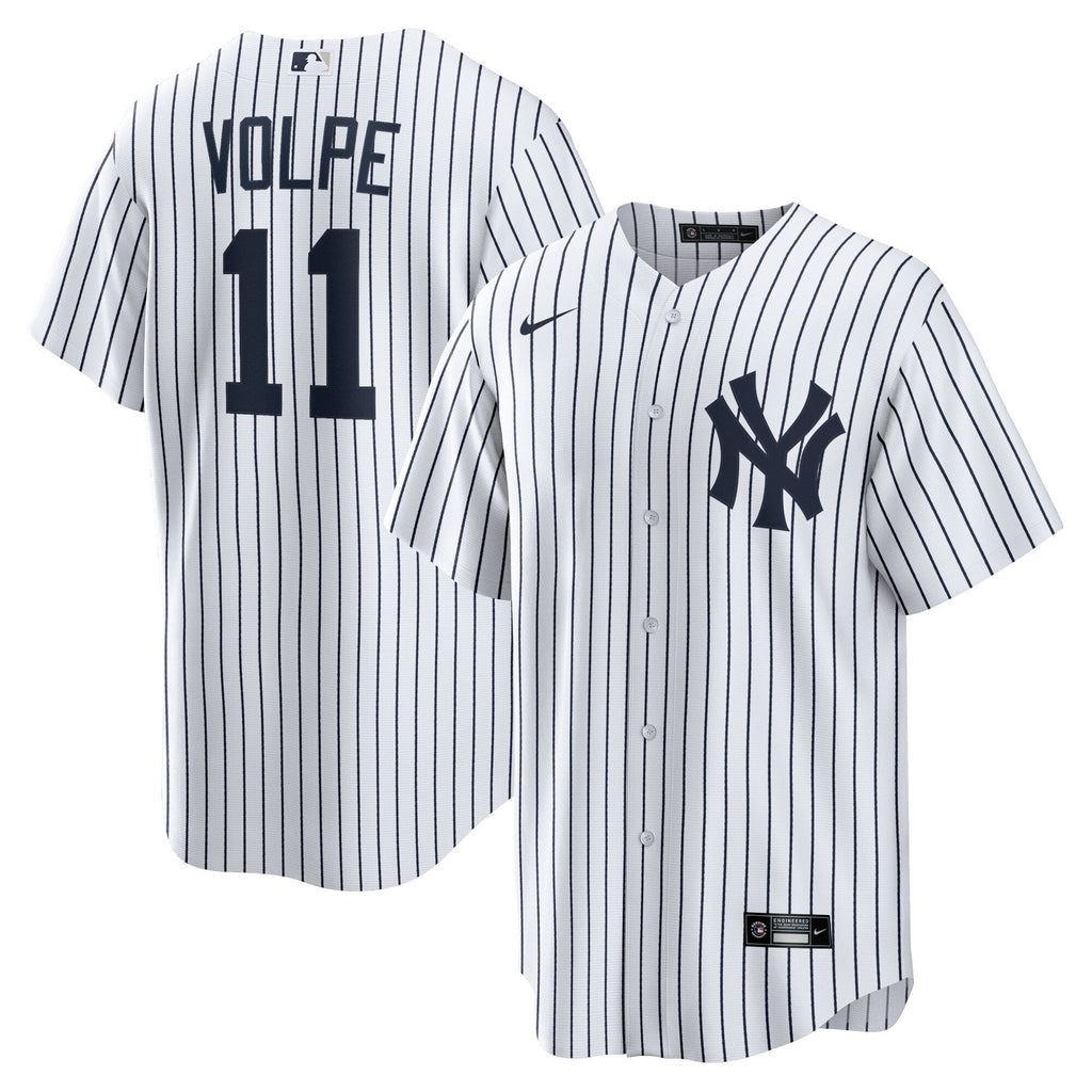 New York Yankees Anthony Volpe White Home Replica Player Baseball Jersey