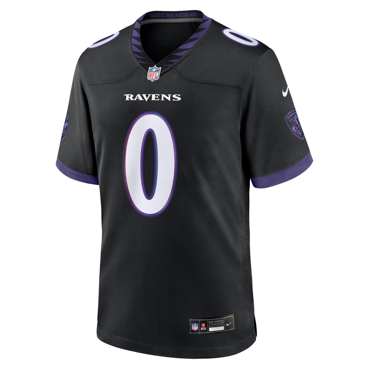 Baltimore Ravens Roquan Smith Black Alternate Game Football Jersey