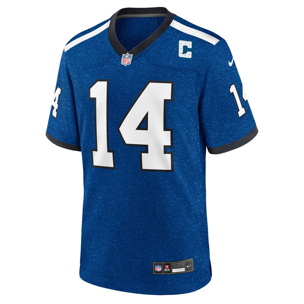 Indianapolis Colts Alec Pierce Blue Alternate Game Football Jersey