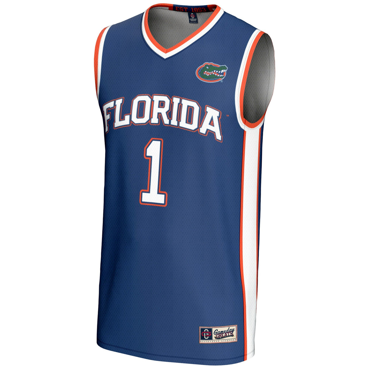#1 Florida Gators Lightweight Basketball Jersey - Royal