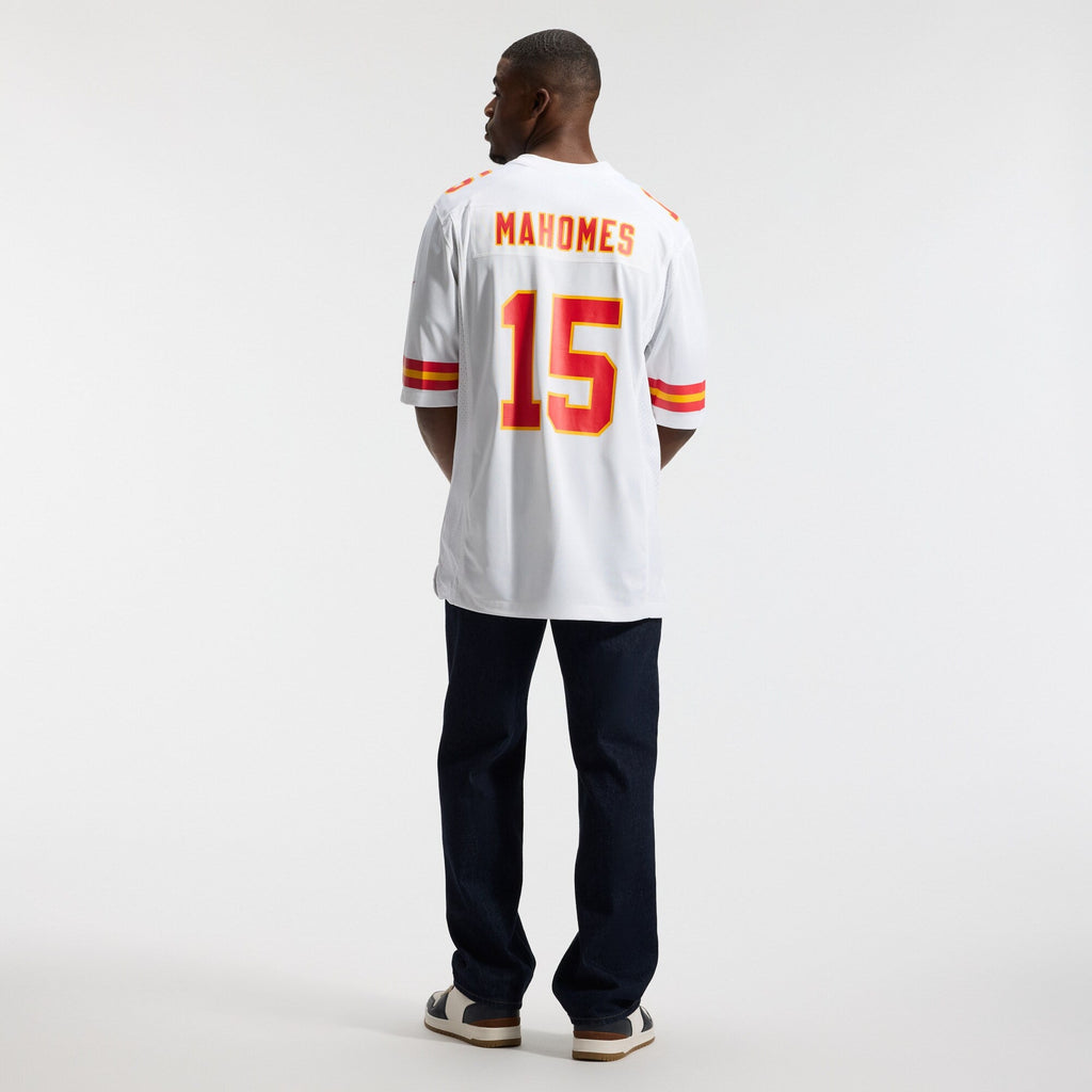 Kansas City Chiefs Patrick Mahomes White Game Football Jersey
