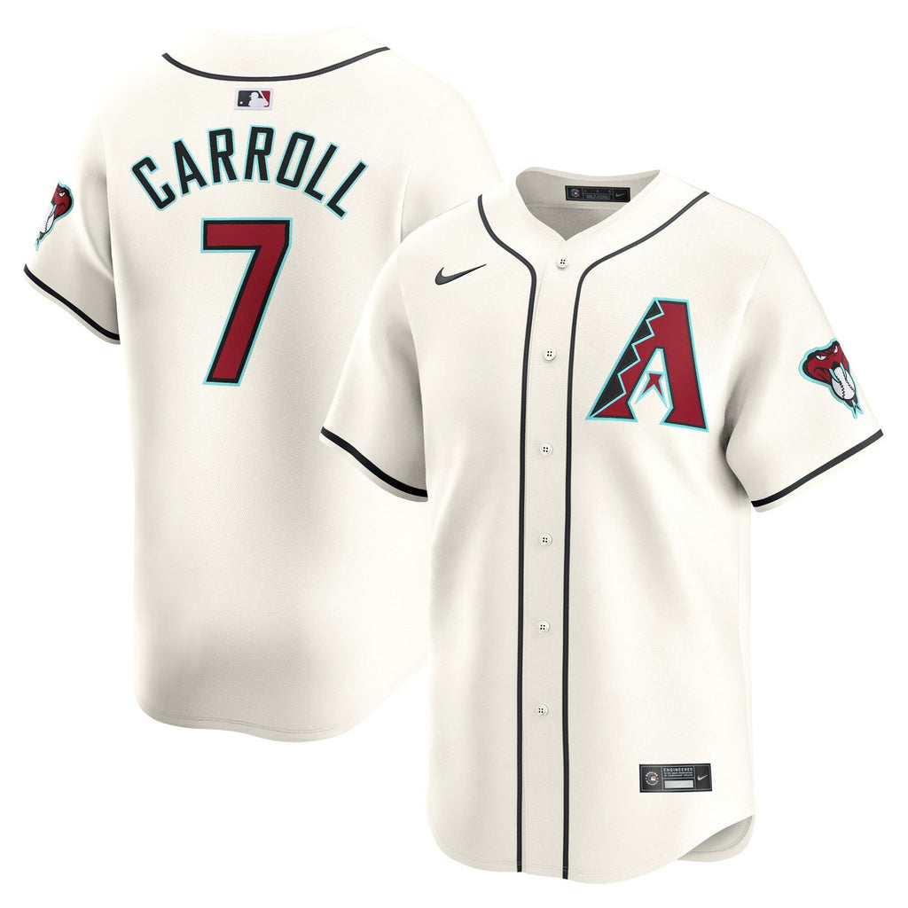 Arizona Diamondbacks Corbin Carroll White Home Limited Player Baseball Jersey