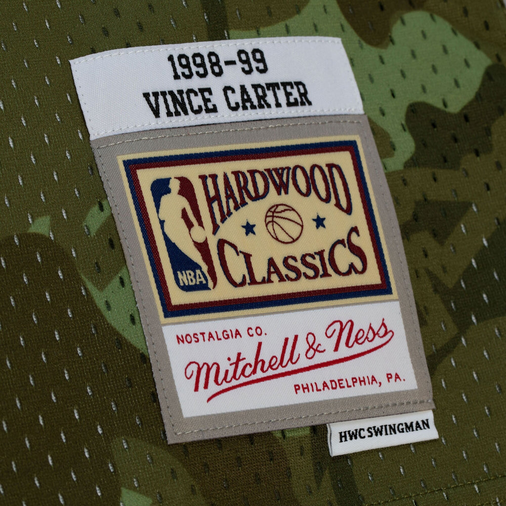 Toronto Raptors NBA Vince Carter 1998 Ghost Green Camo Swingman Jersey