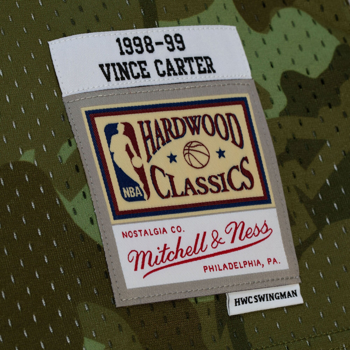 Toronto Raptors NBA Vince Carter 1998 Ghost Green Camo Swingman Jersey