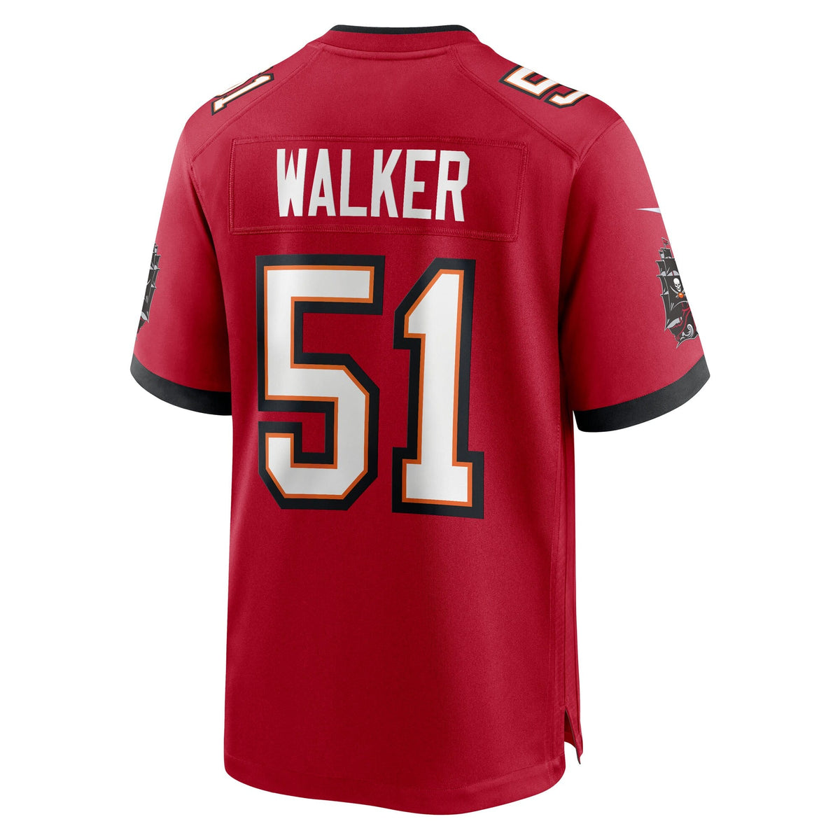 Tampa Bay Buccaneers David Walker Red Team Game Football Jersey