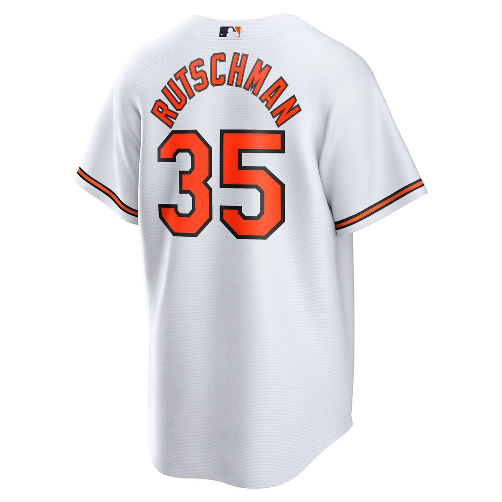 Baltimore Orioles Adley Rutschman White Replica Player Baseball Jersey