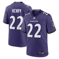 Baltimore Ravens Derrick Henry Purple Team Game Football Jersey