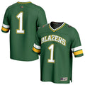 #1 Green UAB Blazers Lightweight Football Fashion Jersey