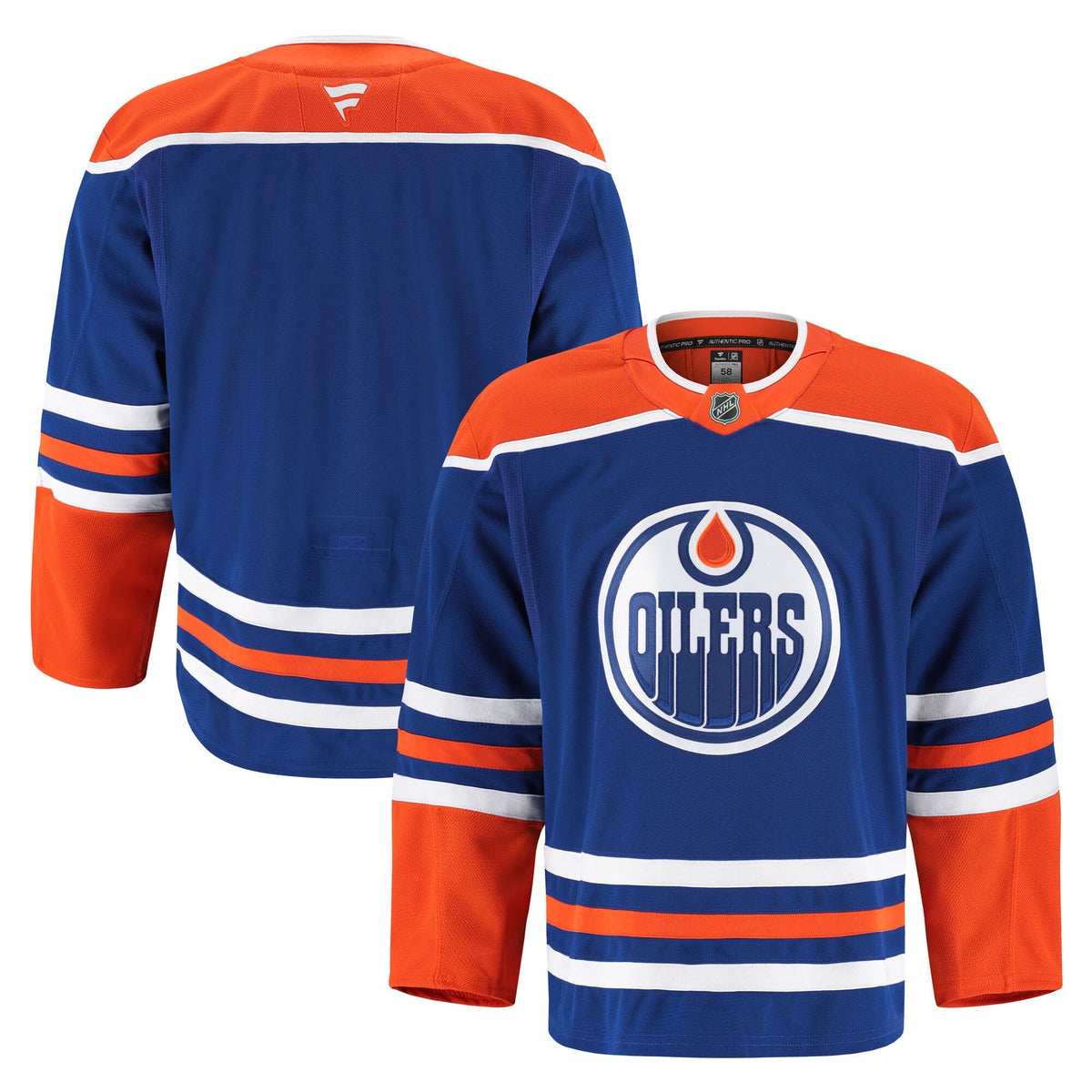 Edmonton Oilers Royal Home Pro Jersey