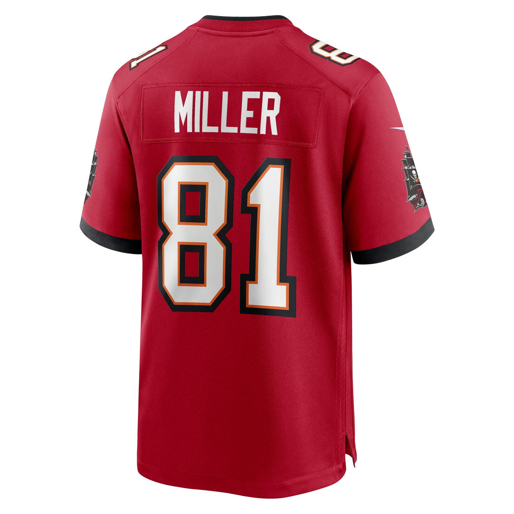 Tampa Bay Buccaneers Ryan Miller Red Team Game Football Jersey