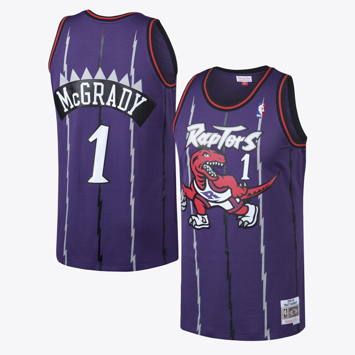Toronto Raptors Tracy McGrady Hardwood Classics Road Swingman Jersey by