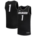 #1 Colorado Buffaloes Replica Basketball Jersey - Black