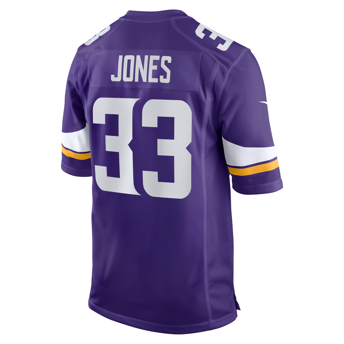 Minnesota Vikings Aaron Jones Purple Game Player Football Jersey
