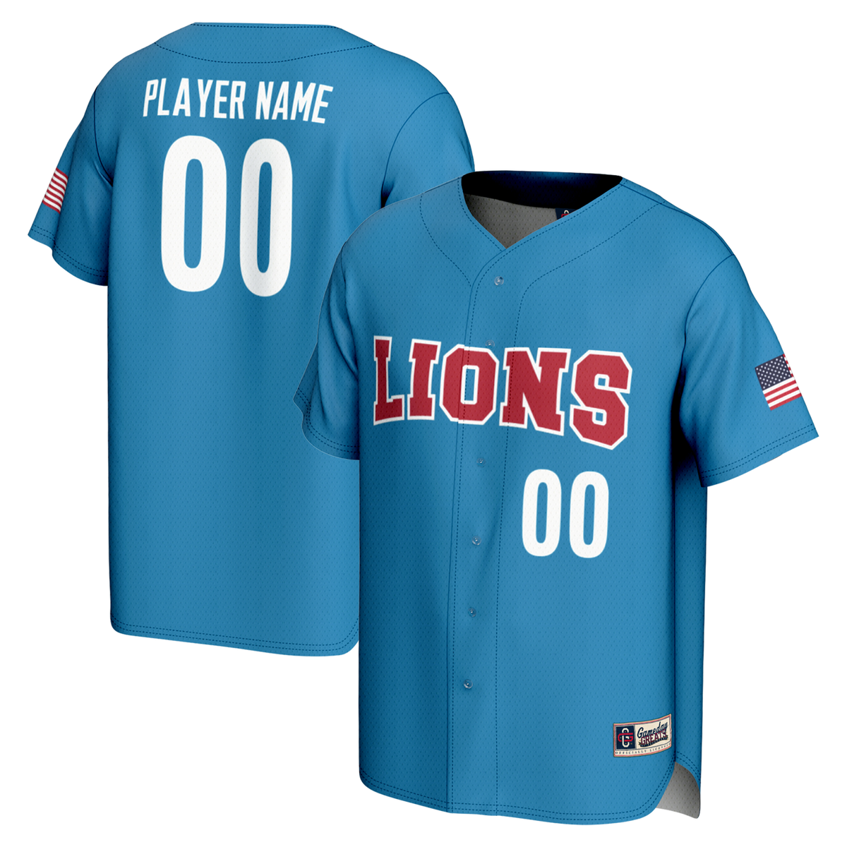 Loyola Marymount Lions NIL Pick-A-Player Lightweight Baseball Jersey - Blue