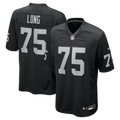Las Vegas Raiders Howie Long Black Game Retired Player Football Jersey
