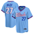 Atlanta Braves Austin Riley Powder Blue 2026 City Connect Stadium Baseball Jersey